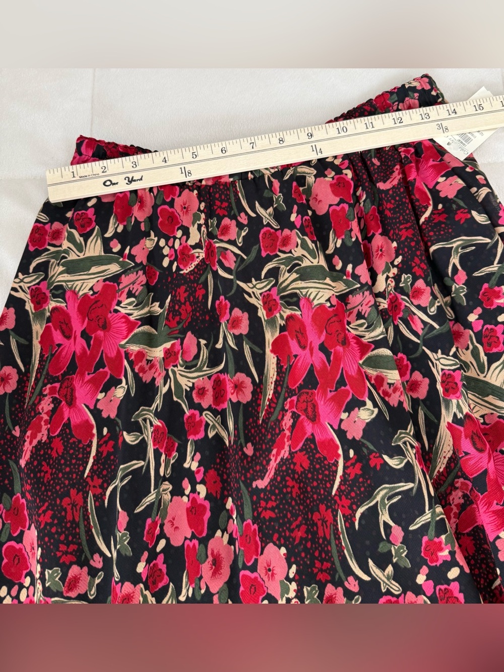 Coldwater Creek Reversible Floral Maxi Skirt NWT Boho Cottagecore Medium - Picture 5 of 8